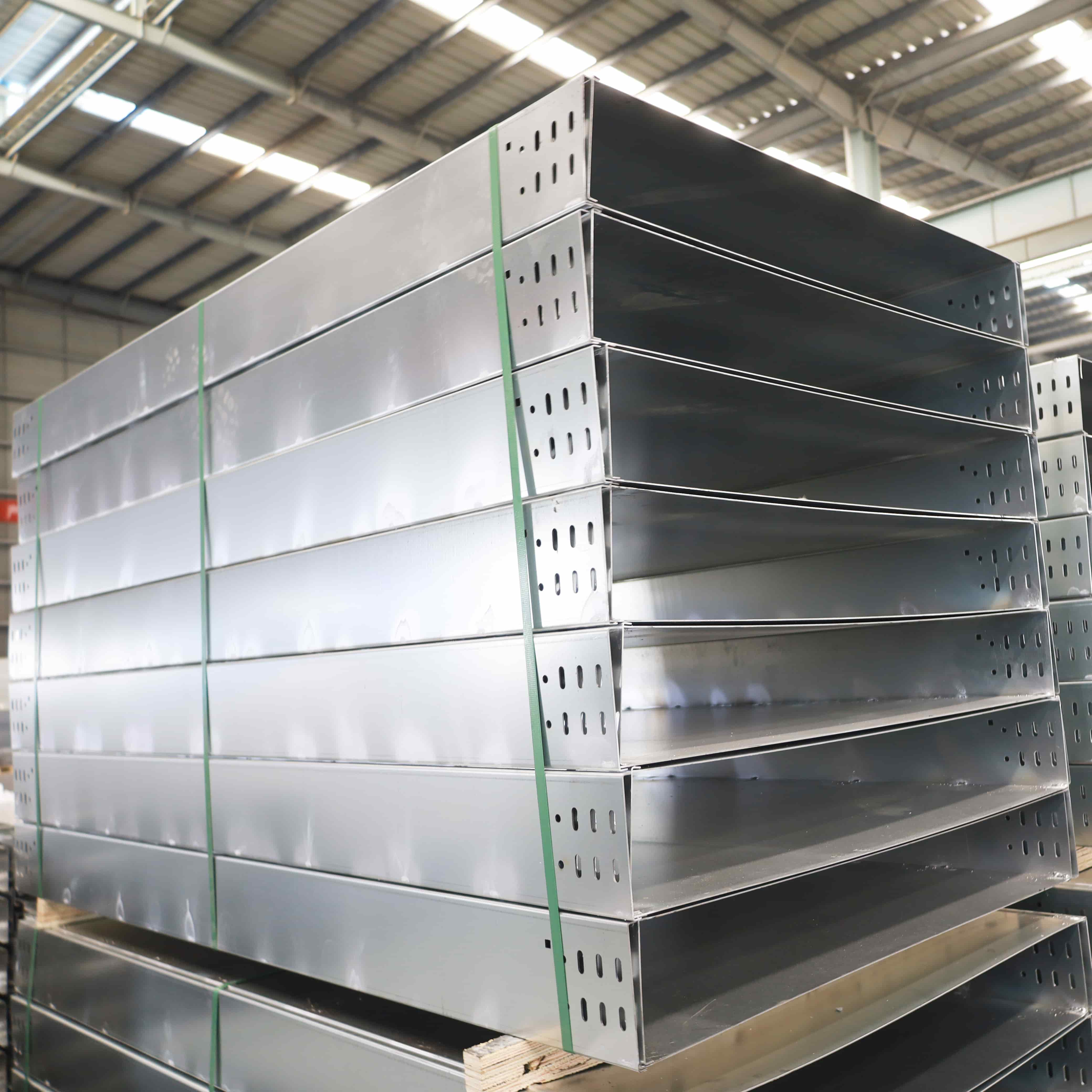 ប្រភេទ Trough ប្រភេទ Hot-Dip Galvanized Cable Tray